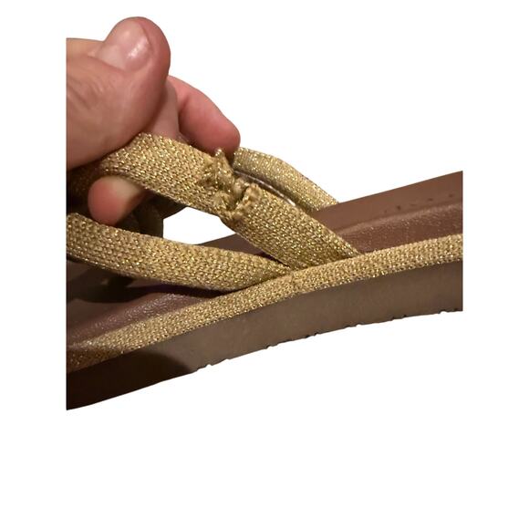 Rothy's The Summer Sandal in Golden Sun Damaged Sz. 8 - Picture 8 of 9